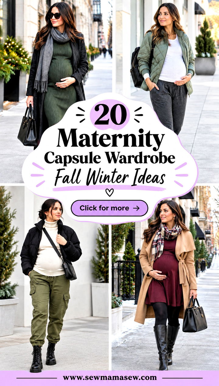 20 Maternity Capsule Wardrobe Fall Winter Ideas Cozy Staples - 20 Maternity Capsule Wardrobe Fall Winter Ideas: Cozy Staples
