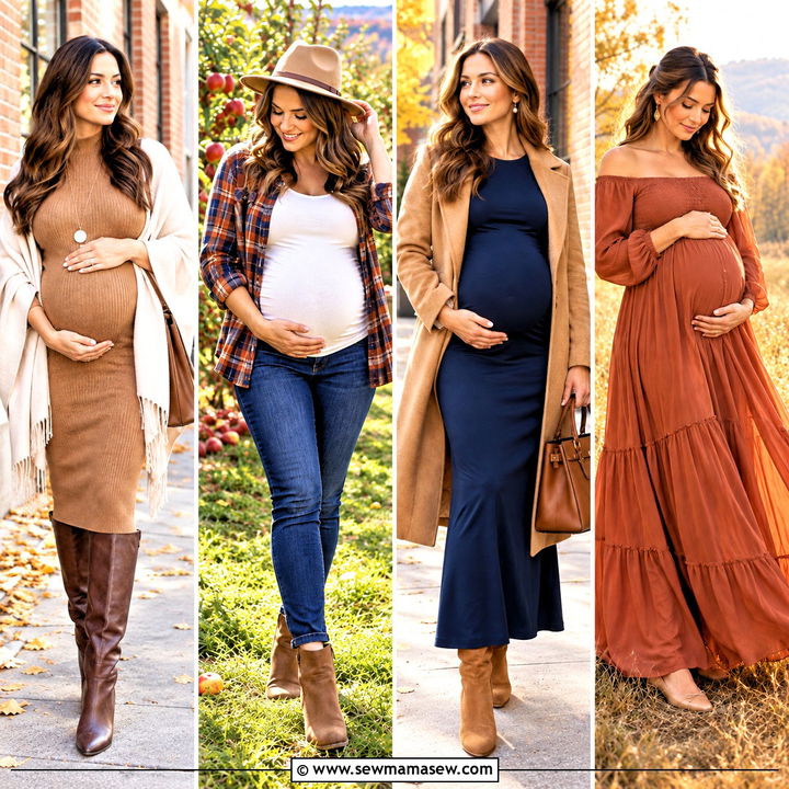 20 Maternity Fall Outfits Photoshoot: Dreamy Bump Styling
