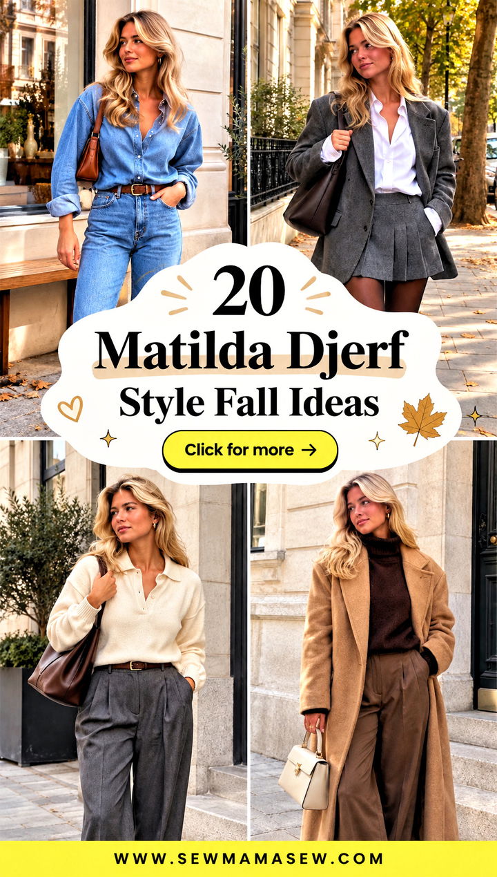 20 Matilda Djerf Style Fall Ideas Effortless Layered Looks - 20 Matilda Djerf Style Fall Ideas: Effortless Layered Looks