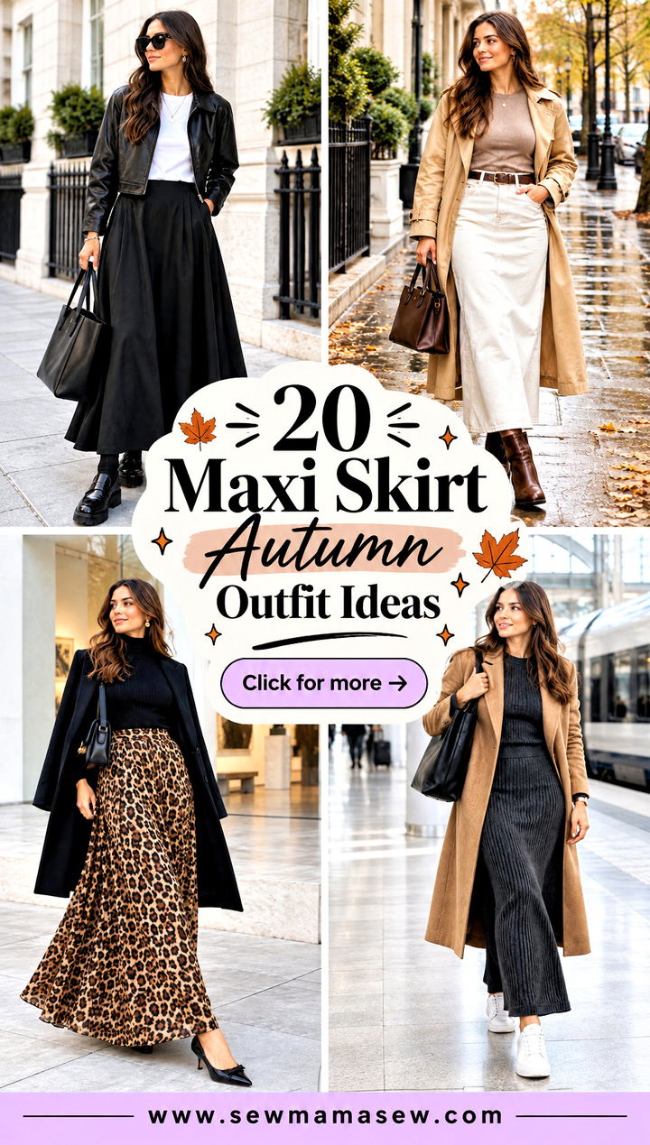 20 Maxi Skirt Autumn Outfit Ideas Chic Layers for Cool Days - 20 Maxi Skirt Autumn Outfit Ideas: Chic Layers for Cool Days