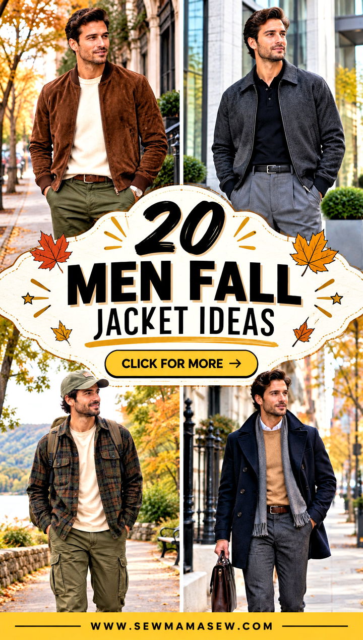 20 Men Fall Jacket Ideas Stylish Layers for Chilly Days - 20 Men Fall Jacket Ideas: Stylish Layers for Chilly Days