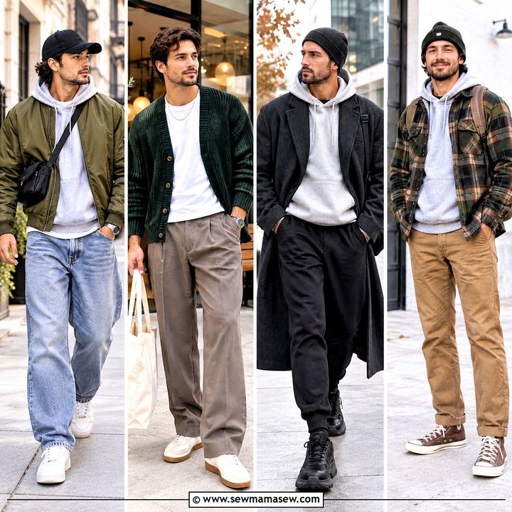 20 Men Fall Outfits Casual Street Style: Fresh City Looks