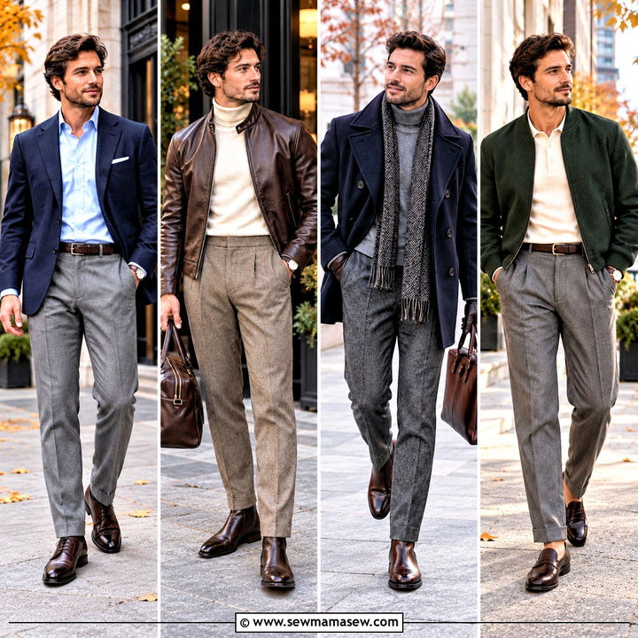 20 Men Fall Outfits Dressy: Sharp Looks for Autumn Events