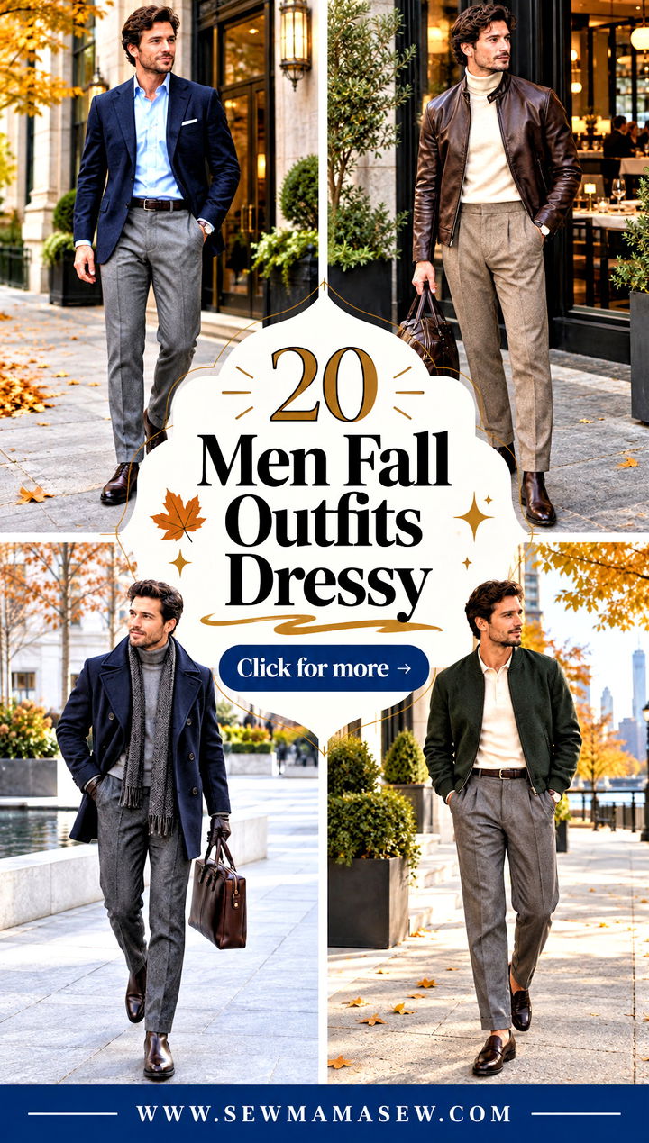 20 Men Fall Outfits Dressy Sharp Looks for Autumn Events - 20 Men Fall Outfits Dressy: Sharp Looks for Autumn Events