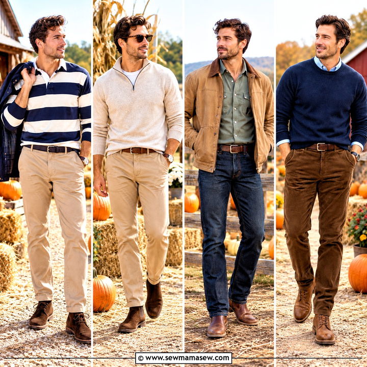 20 Men Pumpkin Patch Outfit Ideas for Cozy Fall Weekends