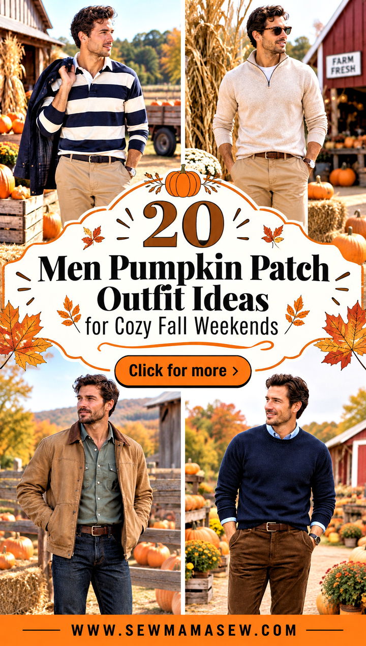 20 Men Pumpkin Patch Outfit Ideas for Cozy Fall Weekends - 20 Men Pumpkin Patch Outfit Ideas for Cozy Fall Weekends