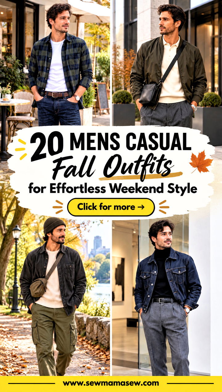 20 Mens Casual Fall Outfits for Effortless Weekend Style - 20 Mens Casual Fall Outfits for Effortless Weekend Style