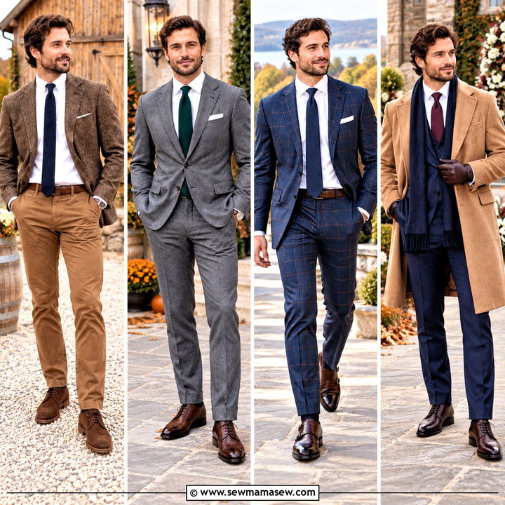 20 Mens Fall Wedding Attire Guest Ideas for a Sharp Look