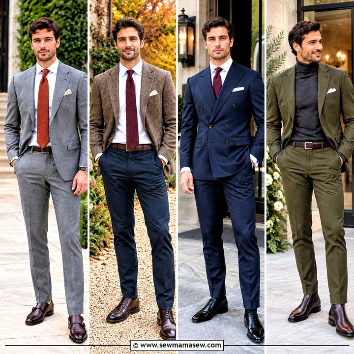20 Mens Fall Wedding Attire Ideas for Elegant Celebrations