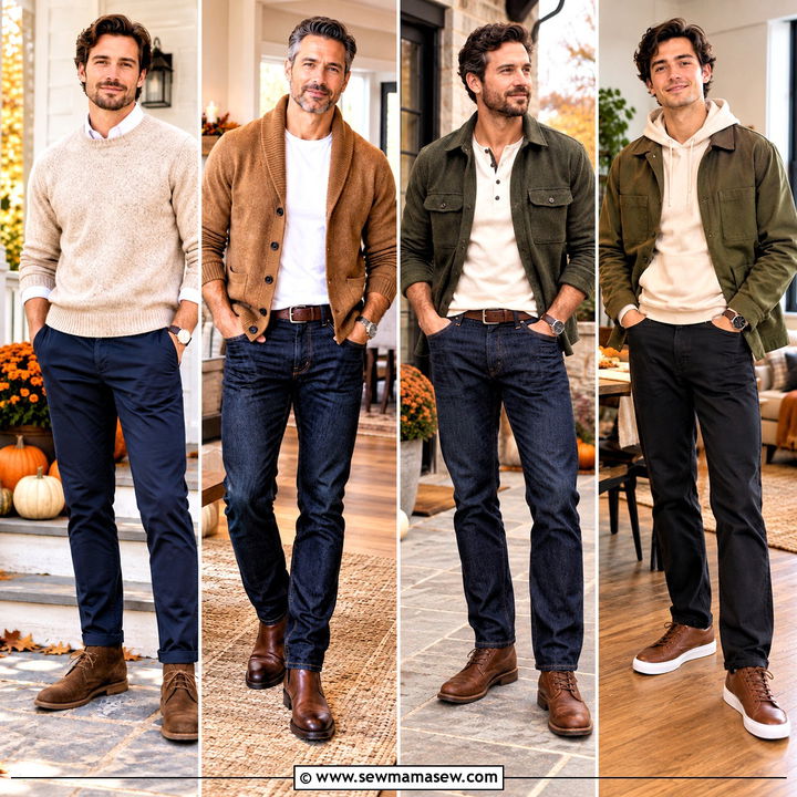 20 Mens Thanksgiving Outfit Ideas for Cozy Family Gatherings