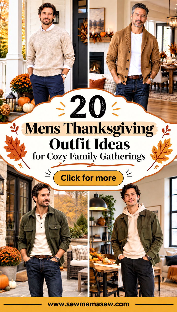 20 Mens Thanksgiving Outfit Ideas for Cozy Family Gatherings - 20 Mens Thanksgiving Outfit Ideas for Cozy Family Gatherings
