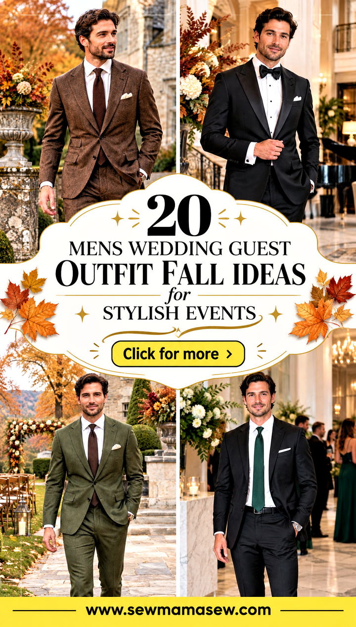 20 Mens Wedding Guest Outfit Fall Ideas for Stylish Events - 20 Mens Wedding Guest Outfit Fall Ideas for Stylish Events