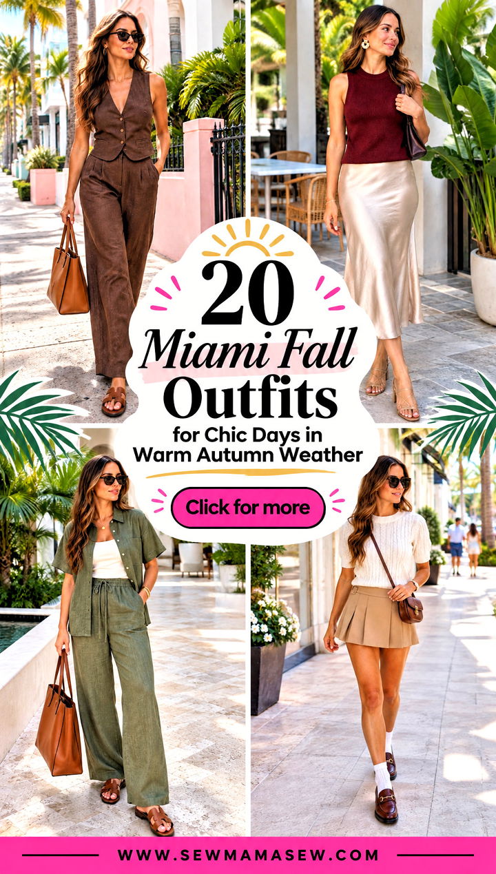 20 Miami Fall Outfits for Chic Days in Warm Autumn Weather - 20 Miami Fall Outfits for Chic Days in Warm Autumn Weather