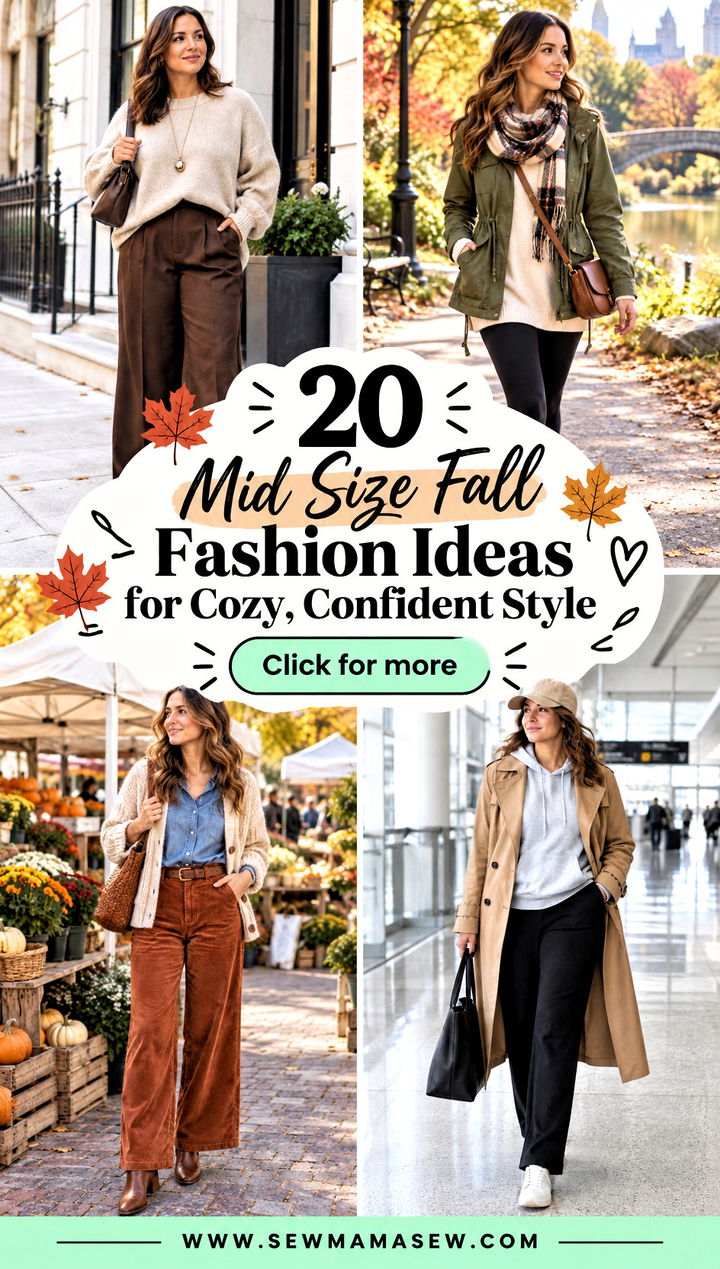 20 Mid Size Fall Fashion Ideas for Cozy Confident Style - 20 Mid Size Fall Fashion Ideas for Cozy, Confident Style