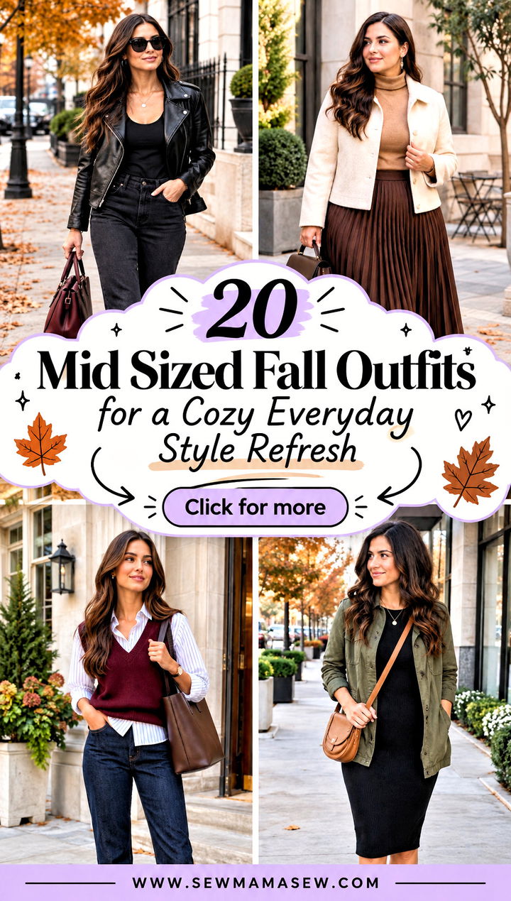 20 Mid Sized Fall Outfits for a Cozy Everyday Style Refresh - 20 Mid Sized Fall Outfits for a Cozy Everyday Style Refresh