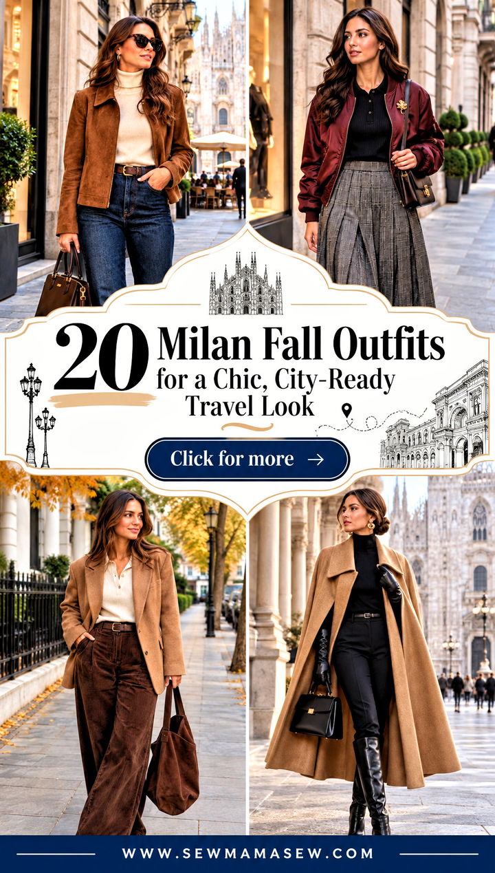 20 Milan Fall Outfits for a Chic City-Ready Travel Look - 20 Milan Fall Outfits for a Chic, City-Ready Travel Look