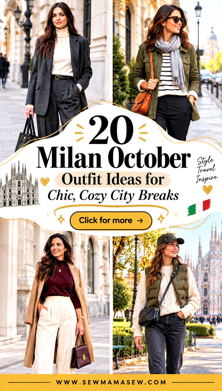 20 Milan October Outfit Ideas for Chic Cozy City Breaks - 20 Milan October Outfit Ideas for Chic, Cozy City Breaks
