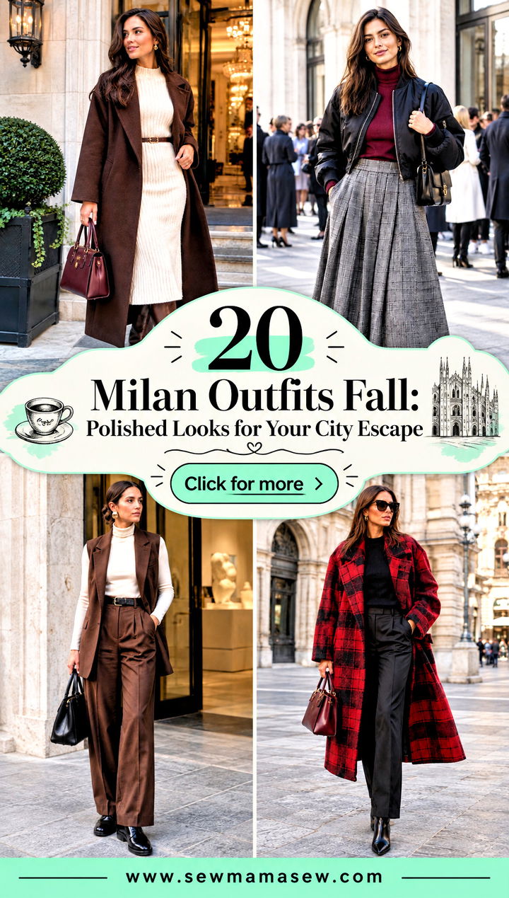 20 Milan Outfits Fall Polished Looks for Your City Escape - 20 Milan Outfits Fall: Polished Looks for Your City Escape
