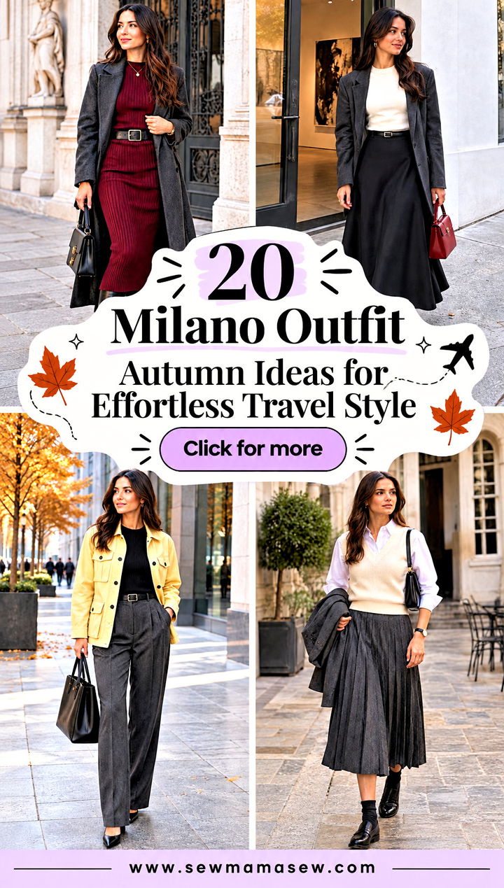 20 Milano Outfit Autumn Ideas for Effortless Travel Style - 20 Milano Outfit Autumn Ideas for Effortless Travel Style