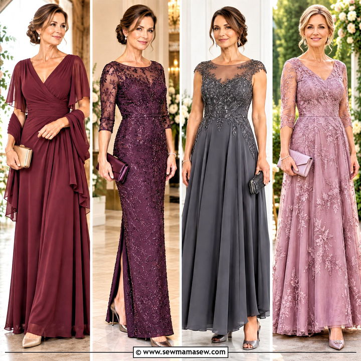 20 Mother Of The Bride Dresses Long Fall: Elegant Looks