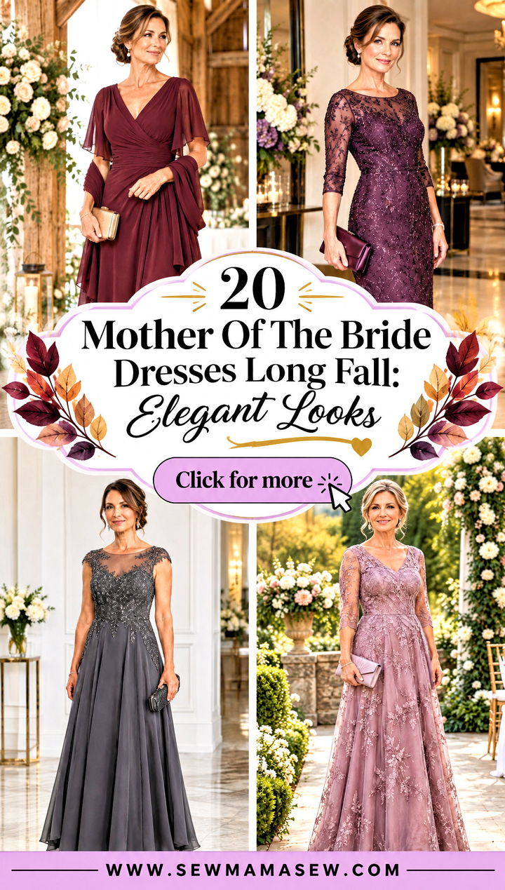 20 Mother Of The Bride Dresses Long Fall Elegant Looks - 20 Mother Of The Bride Dresses Long Fall: Elegant Looks