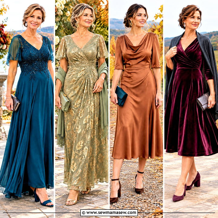 20 Mother of the Bride Dresses Fall Outdoor: Elegant Picks