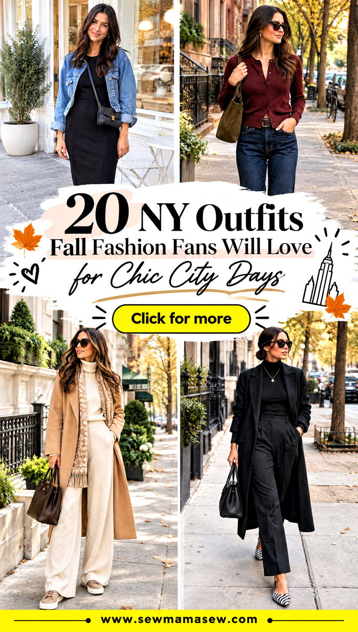20 NY Outfits Fall Fashion Fans Will Love for Chic City Days - 20 NY Outfits Fall Fashion Fans Will Love for Chic City Days