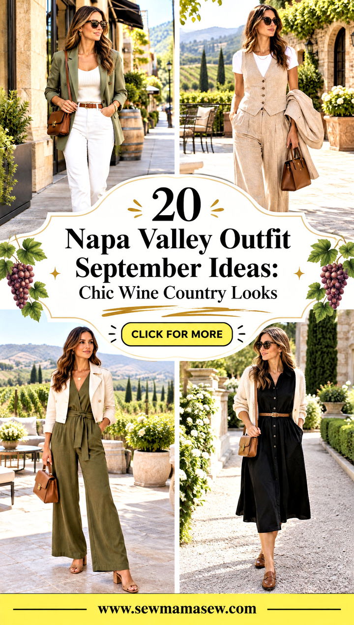 20 Napa Valley Outfit September Ideas Chic Wine Country Looks - 20 Napa Valley Outfit September Ideas: Chic Wine Country Looks