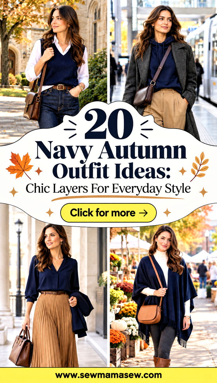 20 Navy Autumn Outfit Ideas Chic Layers For Everyday Style - 20 Navy Autumn Outfit Ideas: Chic Layers For Everyday Style