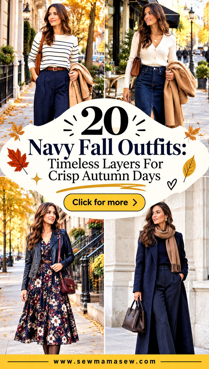 20 Navy Fall Outfits Timeless Layers For Crisp Autumn Days - 20 Navy Fall Outfits: Timeless Layers For Crisp Autumn Days