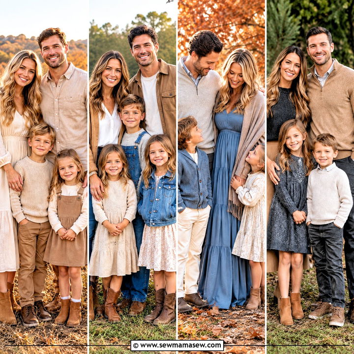 20 Neutral Fall Family Photo Outfits for Picture-Perfect Days