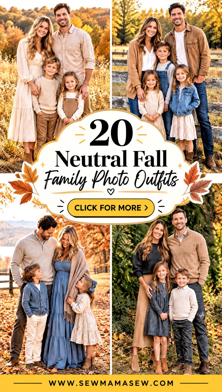 20 Neutral Fall Family Photo Outfits for Picture-Perfect Days - 20 Neutral Fall Family Photo Outfits for Picture-Perfect Days