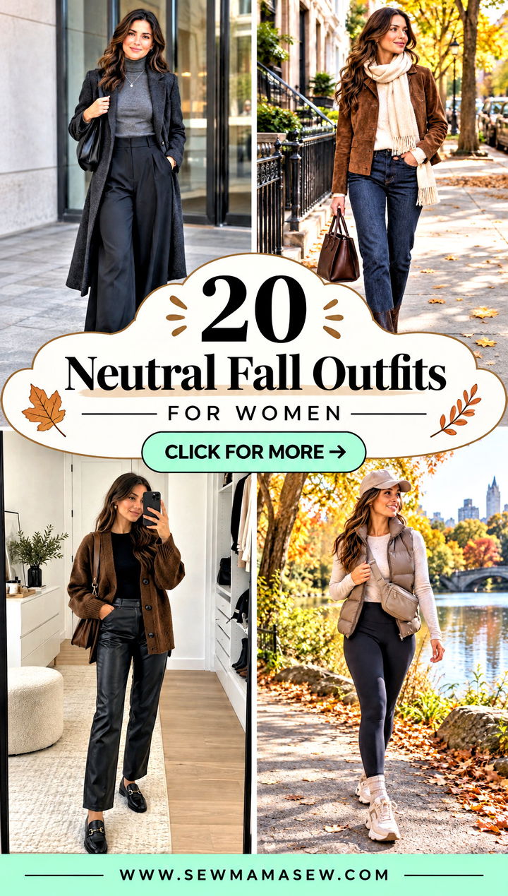 20 Neutral Fall Outfits for Women Cozy Looks for Every Day - 20 Neutral Fall Outfits for Women: Cozy Looks for Every Day