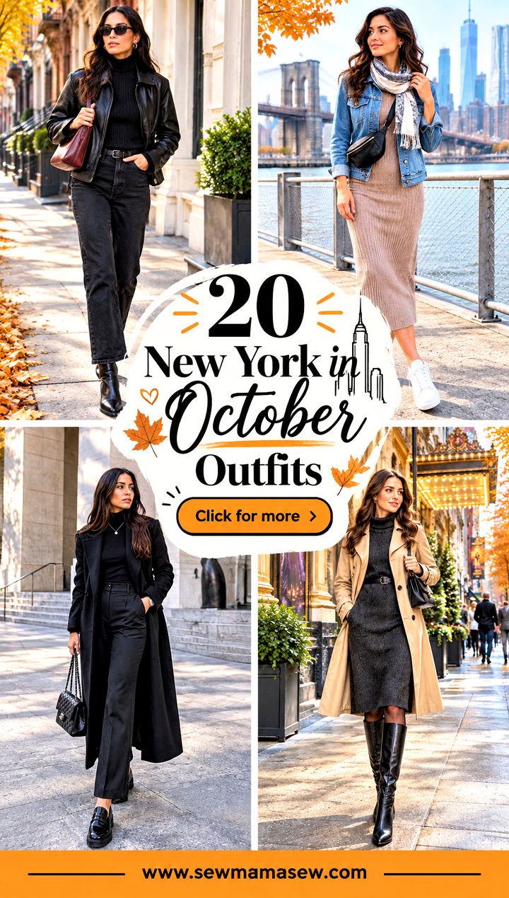 20 New York in October Outfits for Chic Autumn Getaways - 20 New York in October Outfits for Chic Autumn Getaways