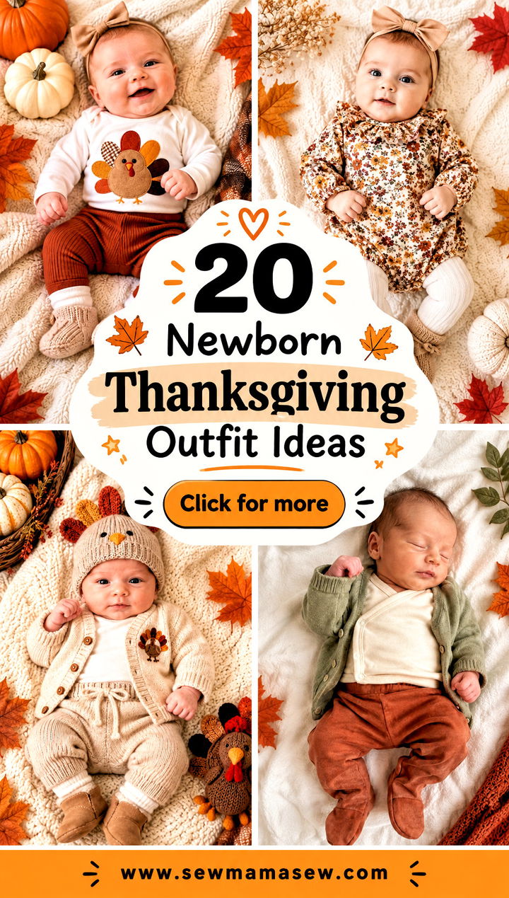 20 Newborn Thanksgiving Outfit Ideas for Sweet First Photos - 20 Newborn Thanksgiving Outfit Ideas for Sweet First Photos