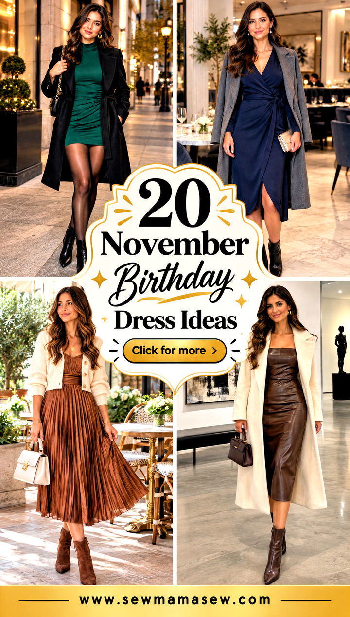 20 November Birthday Dress Ideas for a Chic Fall Party Look - 20 November Birthday Dress Ideas for a Chic Fall Party Look
