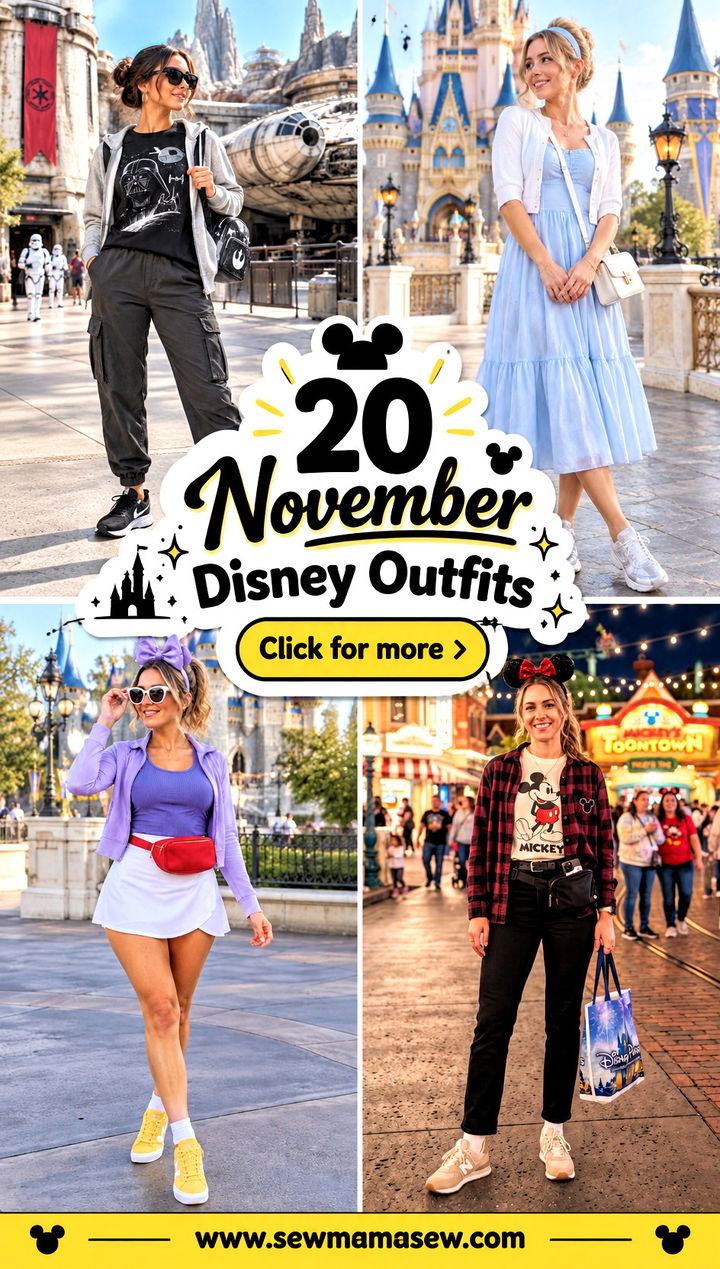 20 November Disney Outfits for a Magical Comfy Park Trip - 20 November Disney Outfits for a Magical, Comfy Park Trip