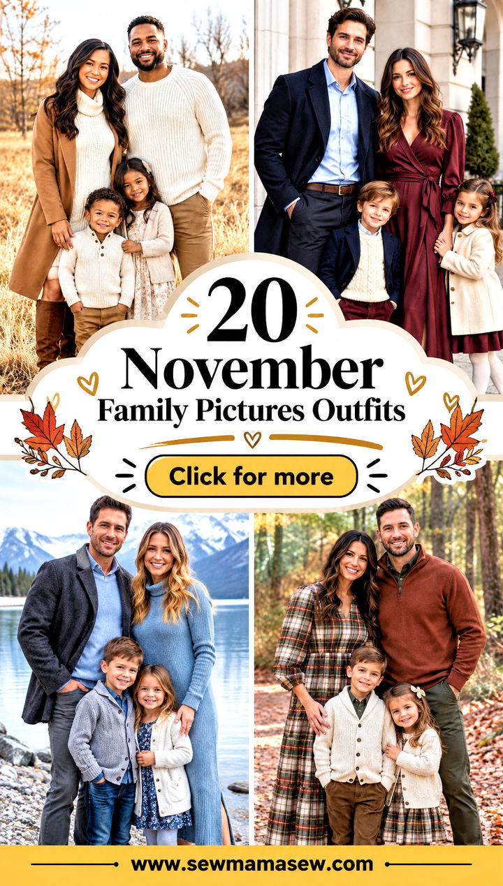20 November Family Pictures Outfits for Cozy Fall Memories - 20 November Family Pictures Outfits for Cozy Fall Memories