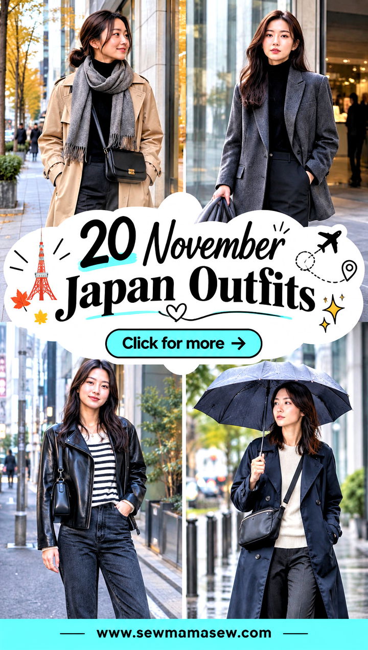 20 November Japan Outfits for a Cozy Autumn Sightseeing Trip - 20 November Japan Outfits for a Cozy Autumn Sightseeing Trip