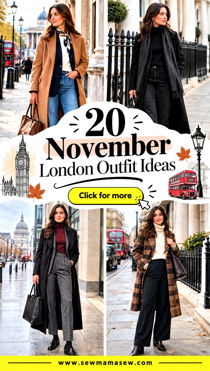 20 November London Outfit Ideas for a Chic Cozy City Trip - 20 November London Outfit Ideas for a Chic, Cozy City Trip