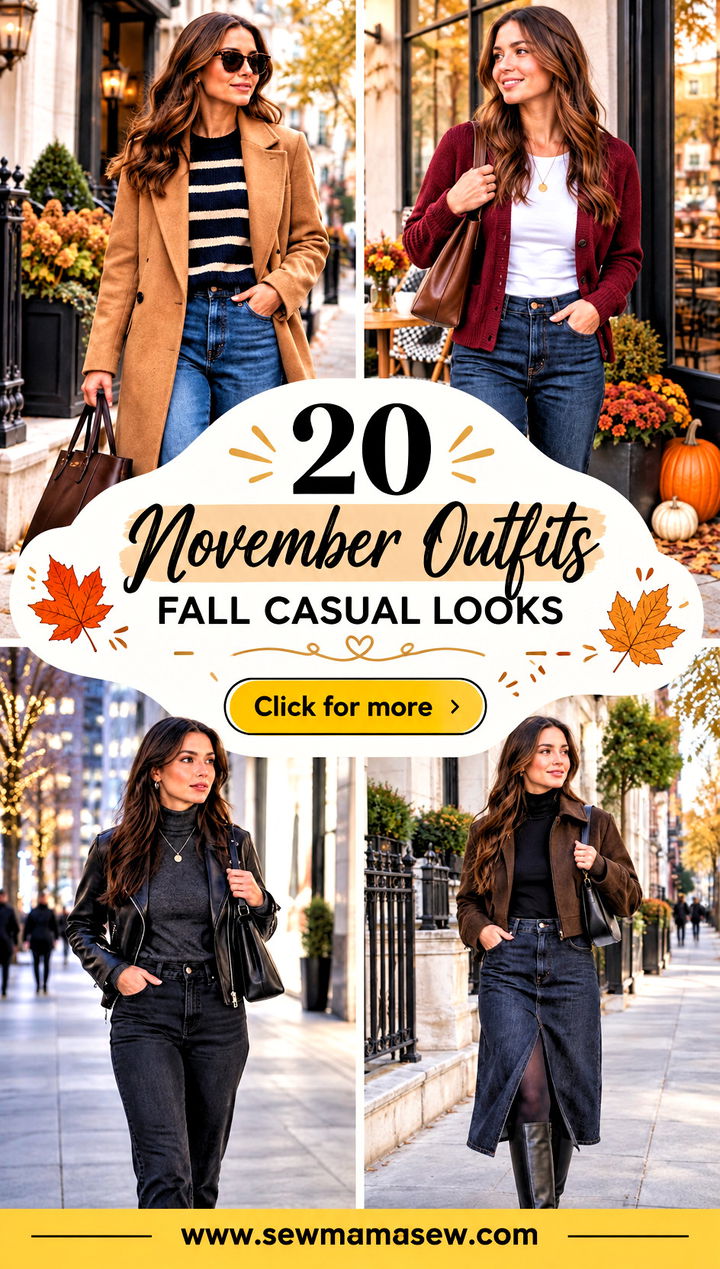 20 November Outfits Fall Casual Looks for Cozy Weekends - 20 November Outfits Fall Casual Looks for Cozy Weekends