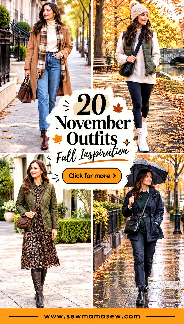 20 November Outfits Fall Inspiration for Cozy Chic Days - 20 November Outfits Fall Inspiration for Cozy, Chic Days