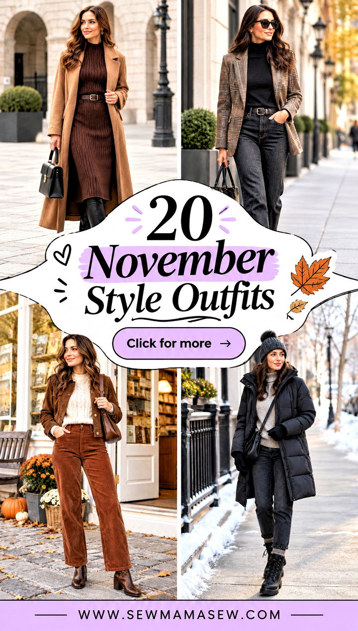 20 November Style Outfits for Cozy Chic Everyday Dressing - 20 November Style Outfits for Cozy, Chic Everyday Dressing