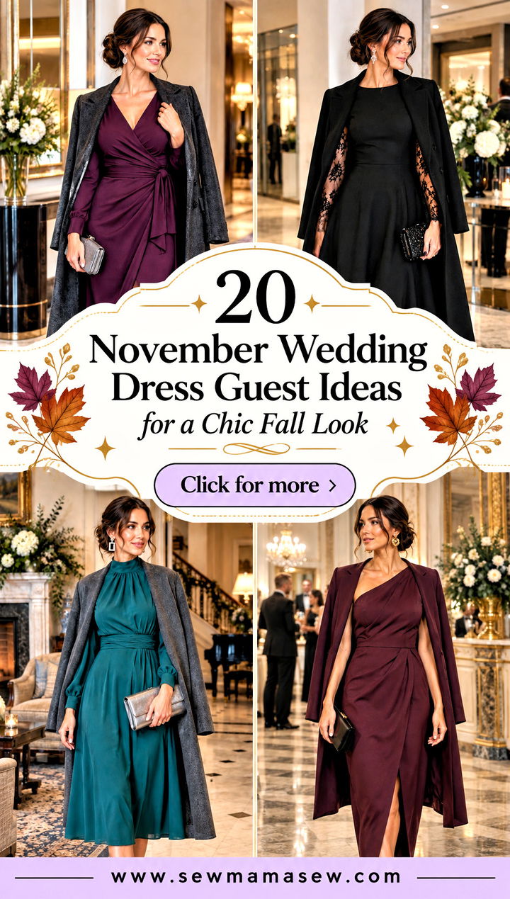 20 November Wedding Dress Guest Ideas for a Chic Fall Look - 20 November Wedding Dress Guest Ideas for a Chic Fall Look