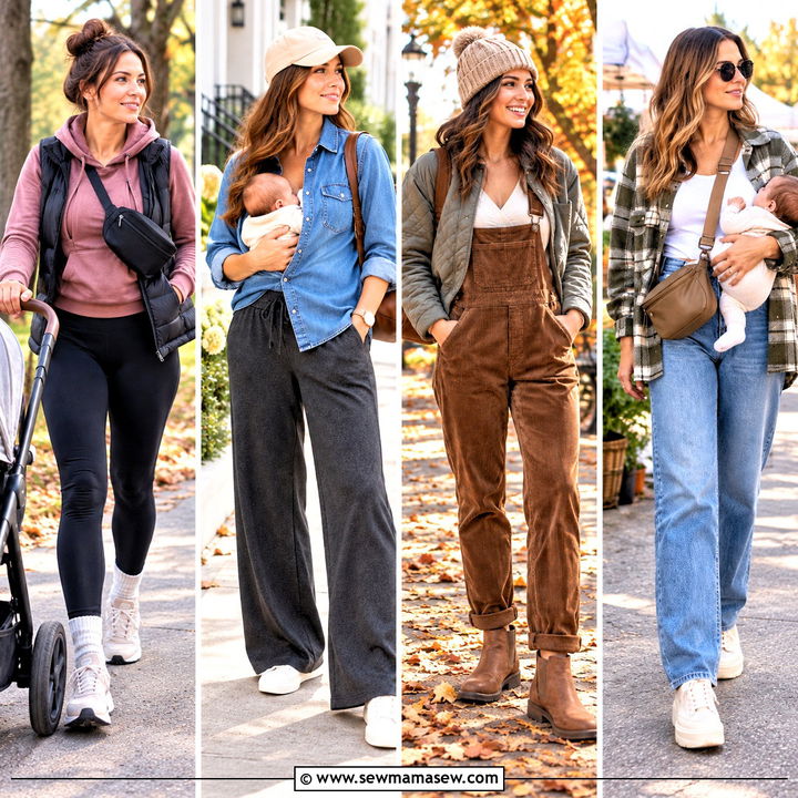 20 Nursing Friendly Outfits Fall Moms Will Love to Wear Daily
