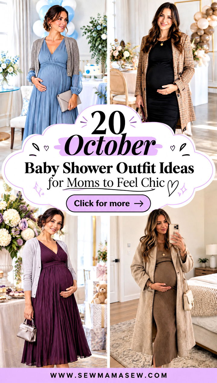 20 October Baby Shower Outfit Ideas for Moms to Feel Chic - 20 October Baby Shower Outfit Ideas for Moms to Feel Chic
