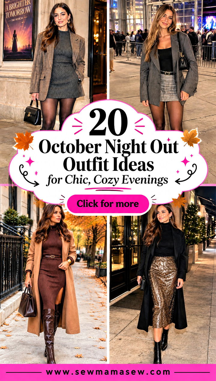 20 October Night Out Outfit Ideas for Chic Cozy Evenings - 20 October Night Out Outfit Ideas for Chic, Cozy Evenings