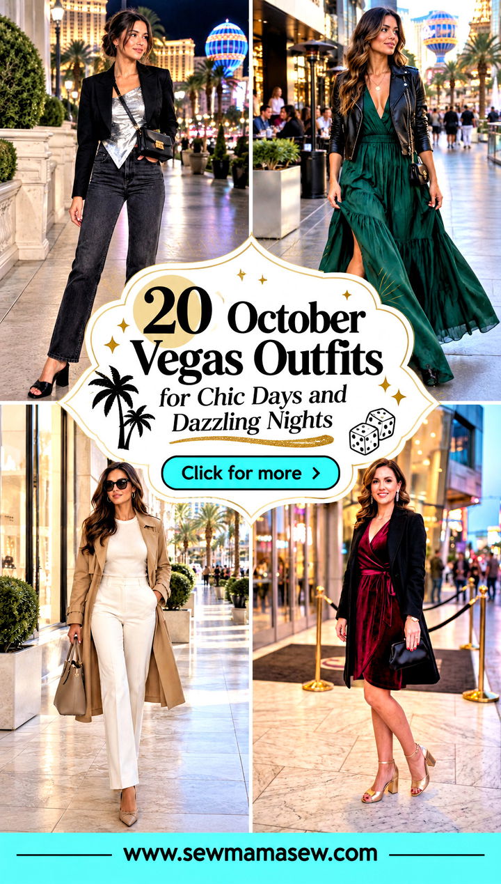 20 October Vegas Outfits for Chic Days and Dazzling Nights - 20 October Vegas Outfits for Chic Days and Dazzling Nights