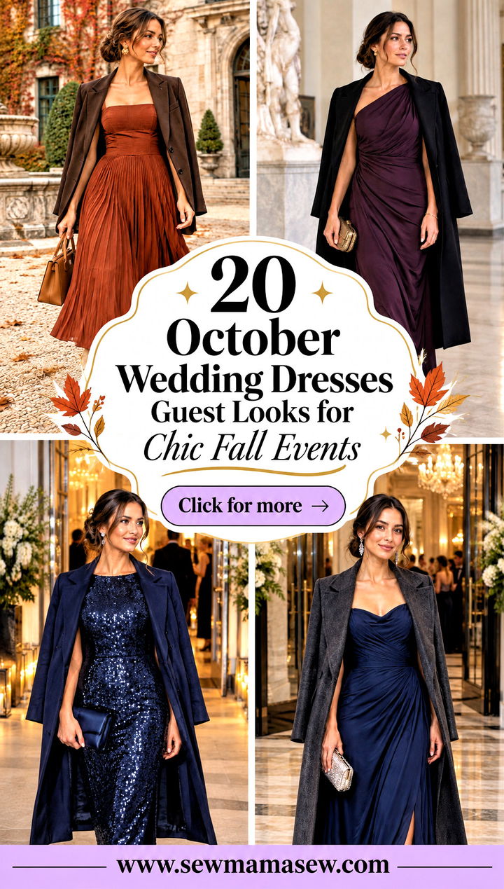 20 October Wedding Dresses Guest Looks for Chic Fall Events - 20 October Wedding Dresses Guest Looks for Chic Fall Events