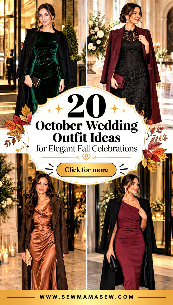 20 October Wedding Outfit Ideas for Elegant Fall Celebrations - 20 October Wedding Outfit Ideas for Elegant Fall Celebrations